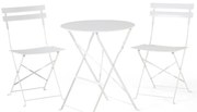 Set mobilier de grădină Bonami Essentials Retro, alb