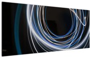 Tabloul cu linii albastre (120x50 cm)