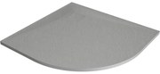 Mexen Bert cadă de duș semicirculară SMC 80 x 80 cm, gri - 4KR618080