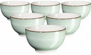 Mäser Set de 6 boluri Bel Tempo 14 cm, verde
