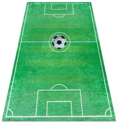BAMBINO 9731 covor lavabil Teren, fotbal pentru copii anti-alunecare - verde