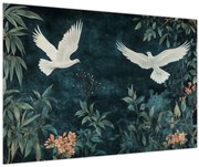 Tablou - Două porumbei (90x60 cm)