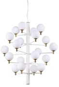 Candelabru design modern COPERNICO SP20 BIANCO, D-86cm 197326