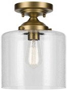 Plafonieră Kichler KL-WINSLOW-SF-NBR WINSLOW 1xE27/60W/230V d. 21,6 cm alamă