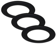 Brilo - Set de 3 corpuri LED încastrate pentru baie FLAT, 6W, 230V, IP44