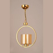 Suspensie Cannes cu Diam 30 cm, Neo Clasic, French Gold, Dublu Abajur - Bussy Lighting 3010-78-01