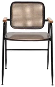 Scaun dining multicolor din metal Jerrie