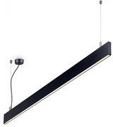 Lustra LED suspendata liniara modulara LINUS SP 4000K BK