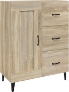 vidaXL Dulap, stejar sonoma, 69,5x34x90 cm, lemn compozit