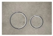 Clapeta de actionare Geberit Sigma21 aspect beton/inel crom