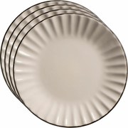 Mäser Set of 4 saucers OSITA – 15.5 cm, cream