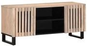 vidaXL Dulap TV, alb, 105x34x46 cm, lemn masiv mango