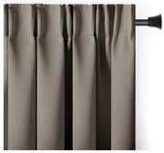 Draperie grej termoizolantă/dimout (semi-opacă) 140x270 cm Kierra – Restilo