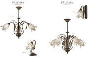Lustra PA 5 - PALOMA 5xE27/40W/230V