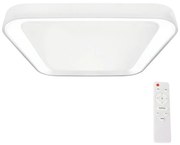 Plafonieră LED dimabilă QUADRO LED/66W/230V 3000-6000K albă + telecomandă