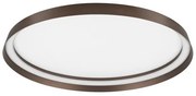 Plafoniera LED design modern circular ORMI coffee D-60cm