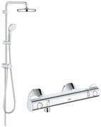 Sistem dus Grohe New Tempesta 210+baterie dus termostat Grh 800 (26381001,34558000)