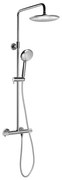 Sapho - Set de duș SOLARIS cu baterie, crom lucios