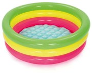 Piscină gonflabilă Bestway, roz-auriu-verde, diam. 70 cm, î. 24 cm