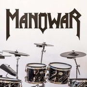 DUBLEZ | Tablou din lemn - Logo Manowar