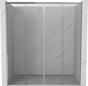 Mexen Rox Duo uși de duș glisante 200 cm, transparente, crom - 8C2-200-002-01-00