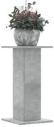 vidaXL Suport de plante, 2 buc., gri beton, 30x30x60 cm lemn prelucrat