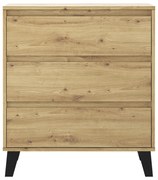 Comoda BOGAN 3S70, stejar Artisan