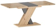 Masa extensibila Exel stejar artizan/antracit L140-180 cm