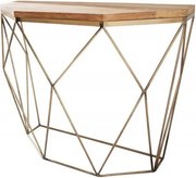 Consola design minimalist Diamond 90cm Mango