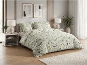 Lenjerie de pat policoton FLORIBIRD POLY verde Dimensiune lenjerie de pat: 70 x 90 cm | 140 x 220 cm