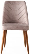Set de scaune de sufragerie Dallas Pink, 2 buc., 2 buc.