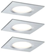 SET 3x corp de iluminat dimabil încastrat Paulmann 93895 LED/6W IP44 NOVA 230V