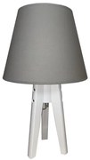 Lampă de masă CONE 1xE27/60W/230V albă/gri