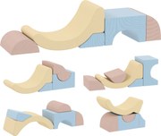 AIYAPLAY Set 5 Blocuri Moi pentru Copii 1.5-8 Ani Multicolor | Aosom Romania