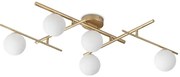 Lustră LED aplicată Ideal Lux ATLAS 5xG9/3W/230V auriu
