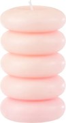 Lumanare coloana MACARON 11,5 cm roz
