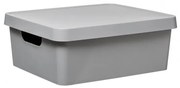 Cutie cu capac Boty, plastic, 11litri, L. 28.2 x D. 37.2 x H. 13.7 cm