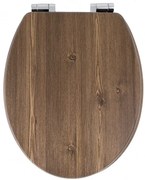 Capac WC AWD Wood, MDF, cu inchidere lenta 37 x 45.5 x 4.5 cm