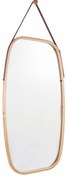 Oglindă suspendată cu ramă din bambus Lemi 3 , 43x 1,5x 76 cm