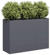 vidaXL Jardinieră Antracit 120x40x80 cm Oțel laminat la rece