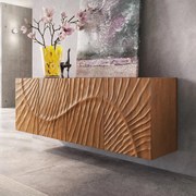 Comoda suspendata din lemn de mango Scorpion 180cm, maro A-46647 VC