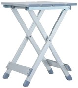 vidaXL Taburet de camping, 28 x 26 x 39 cm, aluminiu