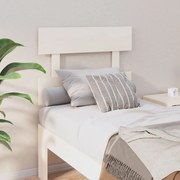 vidaXL Tăblie de pat, alb, 93,5x3x81 cm, lemn masiv de pin