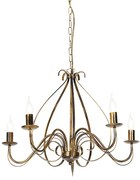 Candelabru clasic auriu antic cu 5 lumini - Giuseppe 5