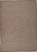 vidaXL Covor de exterior, maro, 140x200 cm, țesătură plată