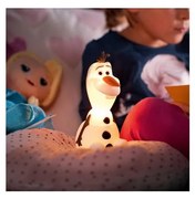 Philips 71768/08/16 - Lampă pentru copii Disney Frozen Olaf LED/0,3W/2xAAA om de zăpadă