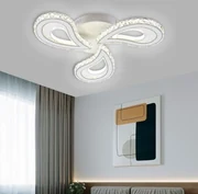 Lustra LED Cu Telecomanda, Elit's Petalo Cristal, 90 W