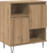 vidaXL Bufet Stejar Artizanal 60 x 35 x 70 cm