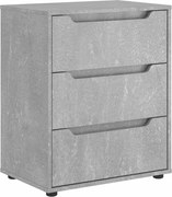 vidaXL Bufetă „VISNES” Gri beton 60x40x73 cm Lemn prelucrat