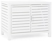 Dulap de exterior, cu doua usi, alb, Atlantic, Bizzotto